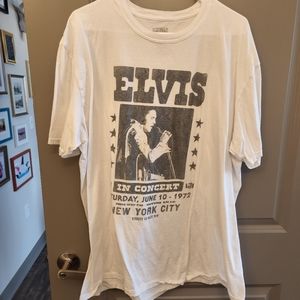 retro oversized Elvis concert tee